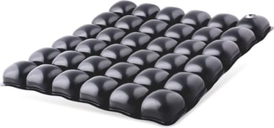 Anti-Decubitus Luchtkussen 42 x 42 cm – Opblaasbaar Drukverlagend Zitkussen voor Rolstoel, Stoel en Auto