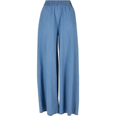 Urban Classics - Light Denim skyblue washed Wijde broek - 4XL - Blauw