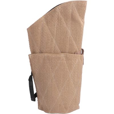Manchon de Protection contre les Morsures de Chien pour Avant-Bras Accrochage Facile Confortable Manchon d'Entraînement à la Morsure de Chien pour Chiens Petits Moyens Grands beige