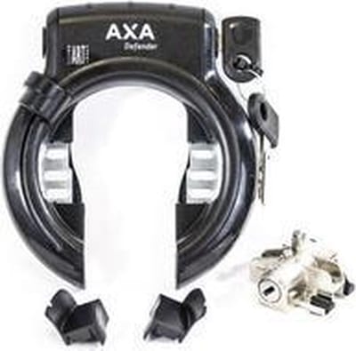Ringslot axa defender zwart (bosch 2 tube)