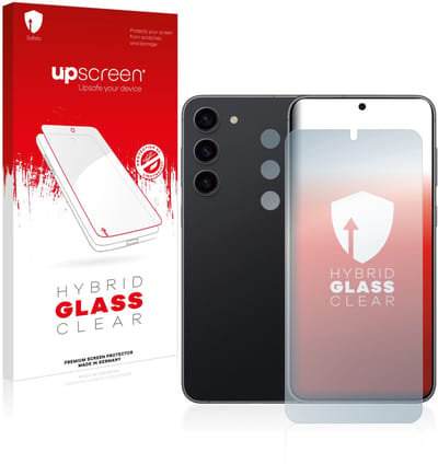 upscreen - Screenprotector voor Samsung Galaxy S23 Plus (Voor+Camera) - Folie Beschermfolie Beschermglas transparant