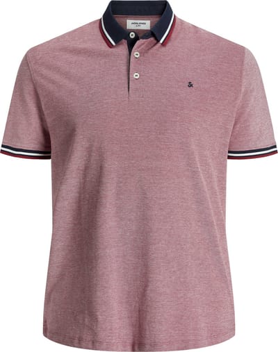 Jack & Jones Plus Polo shirt Plus Size Effen Polo shirt