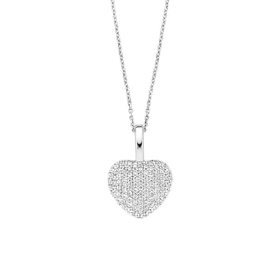 TI SENTO Dames Hanger - 925 zilver - Zirconia wit - 6745ZI