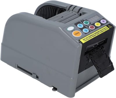 Automatische Lint Snijmachine en Tape Dispenser met Handmatige en Automatische Opties voor 6-60mm Breedte en 5-999mm Lengte, EU Plug 220-240V