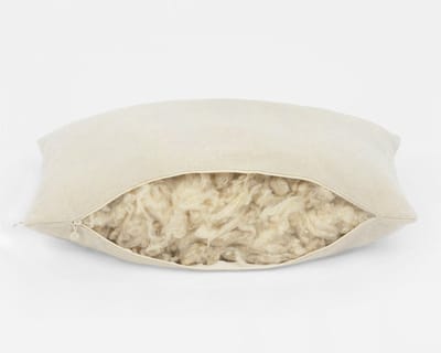 NaturaBed | Home of Wool – Wollen Kussen – 60x70 cm - 100% Natuurlijk & Verstelbaar - Hypoallergeen