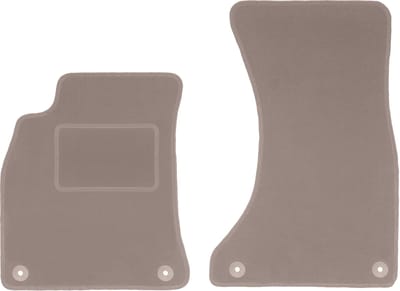 Beige voormatten voor: Audi A4 B8 sedan, stationwagen, avant, allroad (2007-2015)