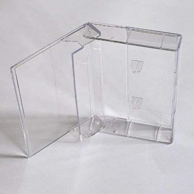 Cassettehoesjes - MC hoezen - Muziek opslag - Licht flexibel kunststof - 20 stuks - Transparant