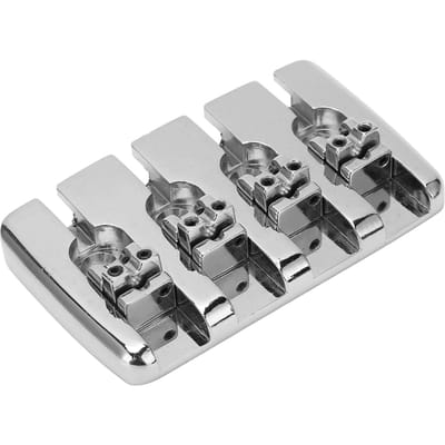 4-Snarige Metalen Gitaarbrug Elektrische Basbrug Vervanging Snaarinstrument Accessoires