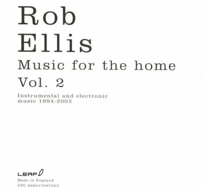 Rob Ellis - Music For The Home Volume 2 (CD)