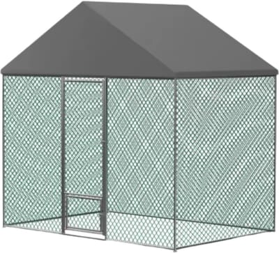 Dierenren 400x300cm - Metaal, Kippenren voor buiten en tuin en Inclusief waterdichte hoes - Voor Buiten, Tuin en Terras