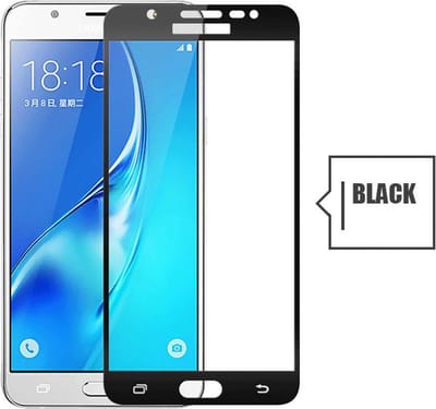 5D Full Cover 9H Full Glue Glass Screen Protector for Galaxy J5 2017 _ Black