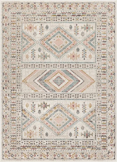 SURYA Evelyn vloerkleed vintage oosters perzikkleur
