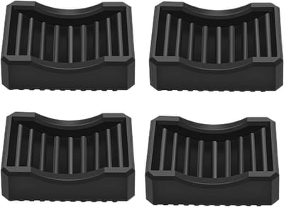 Apparaat Nivelleringspads - Stapelbare Shims - Meubels Stabiliseren - Antislip Diep U-ontwerp - 14.7x9.4x9.4 cm - Zwart