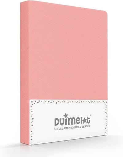 Romanette 100% Zachte Dubbel Jersey Kinder Hoeslaken - 60x120 + 70x140/150 - Roze