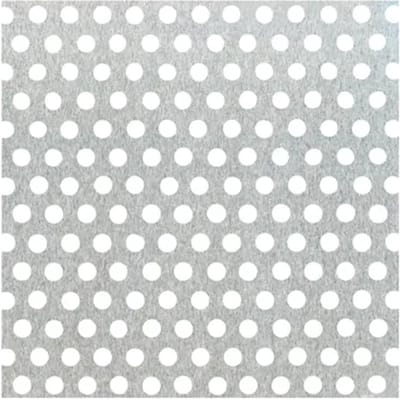 Alberts Geperforeerde Plaat - Aluminium - Natuur - Ronde Perforatie - 200x1000x0,8mm