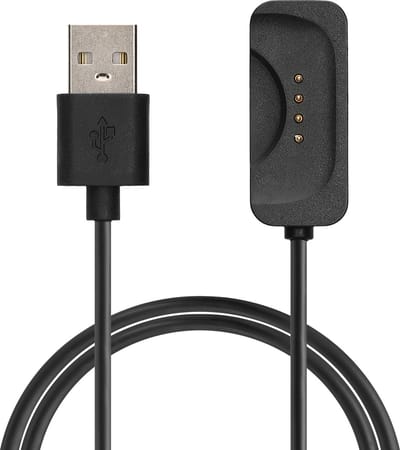 kwmobile USB-oplaadkabel geschikt voor OnePlus Watch 2 / Watch 3 kabel - Laadkabel voor smartwatch - in zwart