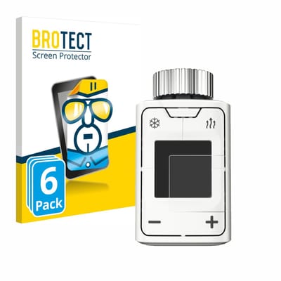 BROTECT - Screenprotector voor AVM FRITZ!DECT 302 - Folie Beschermfolie transparant 6 Stuks