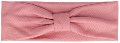 Haarsoires Haarband Knoop 8cm – Effen Patroon – Jersey Stof – Roze