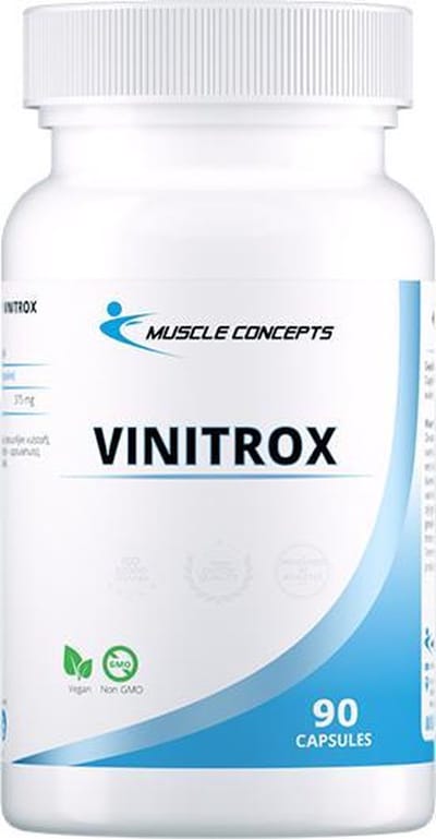 Vinitrox 375 mg - Nitric oxide supplement - Populair bij Sport & Training - 30 doseringen (90 capsules) | Muscle Concepts