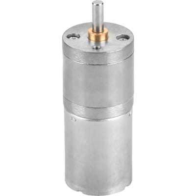 1 moteur à engrenages métalliques à faible vitesse 25 mm DC 12 V 25GA370 pour serrure électronique