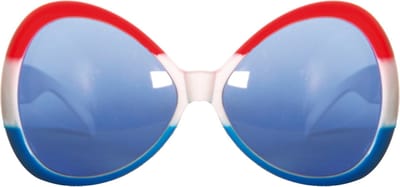 Folat - Feestbril - Rood Wit Blauwe 17,5 x 9 cm - WK voetbal 2026 - WK voetbal versiering - WK voetbal outfit - Nederland WK