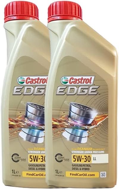 Motorolie 5W-30 - Synthetische Olie - Motor Bescherming - Versterkt onder druk - 2x 1 liter