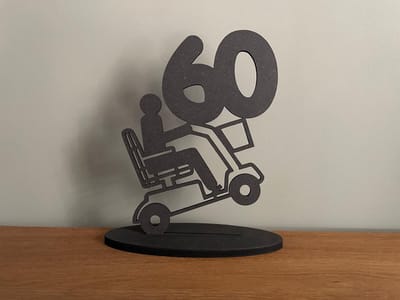 60 jaar verjaardag - 60 jaar - 60 jaar cadeau - 60 jaar verjaardag kaart - Verjaardag versiering - 60 jaar verjaardag artikelen