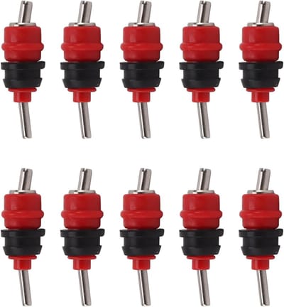 Pluimvee Waternippels - Drinkbak Kip - Pluimvee Hydrateren - 360 Graden Toegang - 10 stuks - Zilver