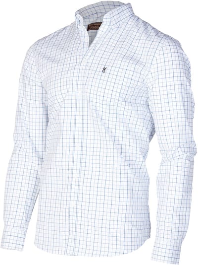 BROWNING Jachthemd Oliver Blauw Maat S