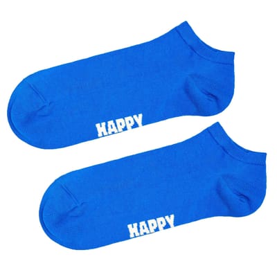 Happy Socks Solid Low Socks (3-pack) - unisex enkelsokken - grijs - Unisex - Maat: 36 - 40