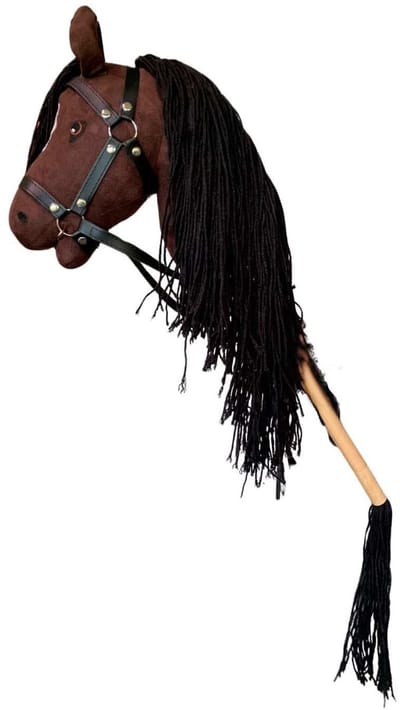 ByToizz Stokpaard met Staart Bruin