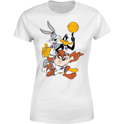 Space Jam Group Shot Women's T-Shirt - White - S