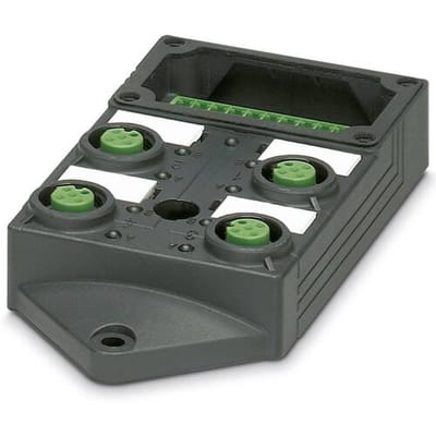 Phoenix Contact SACB-4/ 4-L-C GG SCO P 1452864 Passieve sensor/actorbox M12-verdeler met kunststof schroefdraad 1 stuk(s) Piece