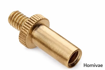 Homivae - Verloopnippel Frans Ventiel naar Auto Ventiel – Presta naar Schrader Adapter – Messing – Geschikt voor Fietspomp