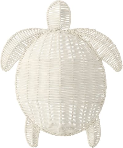 J-Line wanddecoratie Schildpad - ijzer - gebroken wit - large