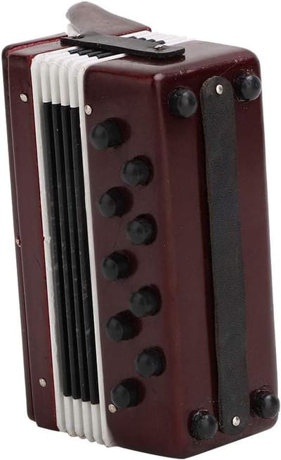 Accordéon Miniature - un Cadeau Exquis pour la Décoration de Bureau d'un Ami