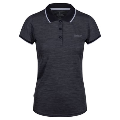 Regatta Dames/dames Remex II Polo Hals T-Shirt (Zwart)