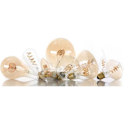 Bailey Spiraled LED Filament A60 E27 3.2W Dimbare Lamp - 145009