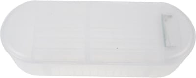 Batterij Opbergdoos - Batterij Organizer - Batterijen Sorteren - Dubbele Laag - 28 cm - Transparant