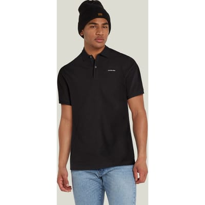 G-Star Oluv Slim Polo S/s Dk Black Talla: S | Polos Outlet | Hombre | Negro