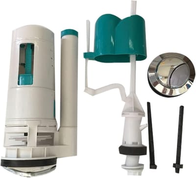 Toilet Spoelventiel - Reparatieset Toilet - WC Onderhoud - Waterbesparend Ontwerp - 20 cm Lengte - Blauw Wit