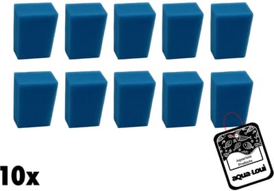 Aqua-Loui® - Filterspons Fijn - 10 Stuks - Geschikt voor Juwel Bioflow ONE - Filterspons Aquarium - Filter Spons - Intern Filtersysteem