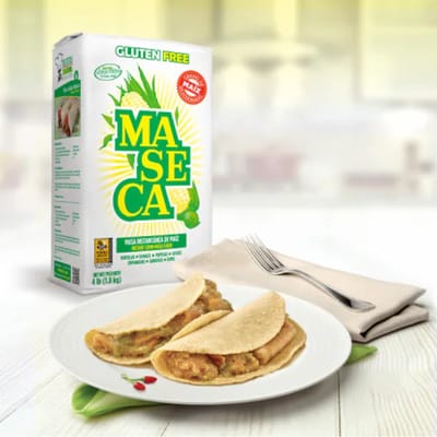 Maseca Maïzena voor tortilla - glutenvrij maïsmeel uit Italië - 1 kg