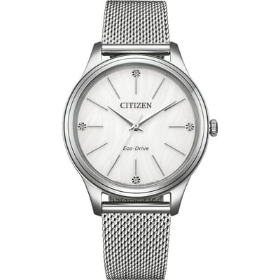 Citizen EM1220-82A Horloge - Staal - Zilverkleurig - Ø 34 mm