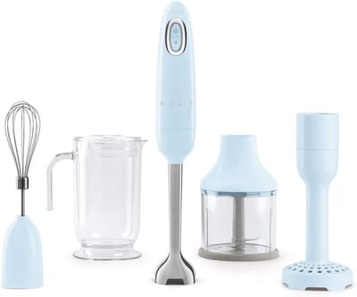 Handmixer - Keukenmixer Staafmixer - Eten Bereiden - Krachtige Motor - 1.4 Liter Cup - Pastelblauw