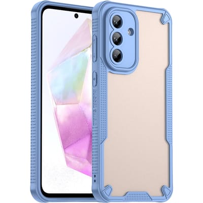 Mocaa Samsung Galaxy A56 Lichtgewicht Rugged Beschermhoesje Blauw