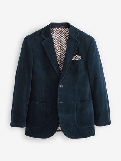 Next - Heren - Corduroy blazer - Bruin