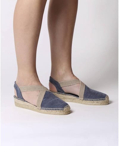 Toni Pons Verdi-V Dames Espadrilles - marine - Maat 35