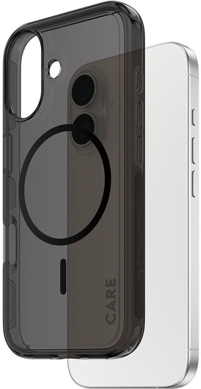 CARE by PanzerGlass Flagship Case Urban Explorer Smokey w. Black MagSafe iPhone 17