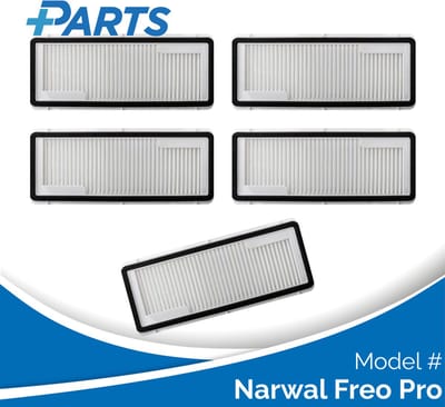 Narwal Freo Pro Filters (5 Stuks, Plus.Parts® alternatief voor CP-PJ-A00088-00-00)
